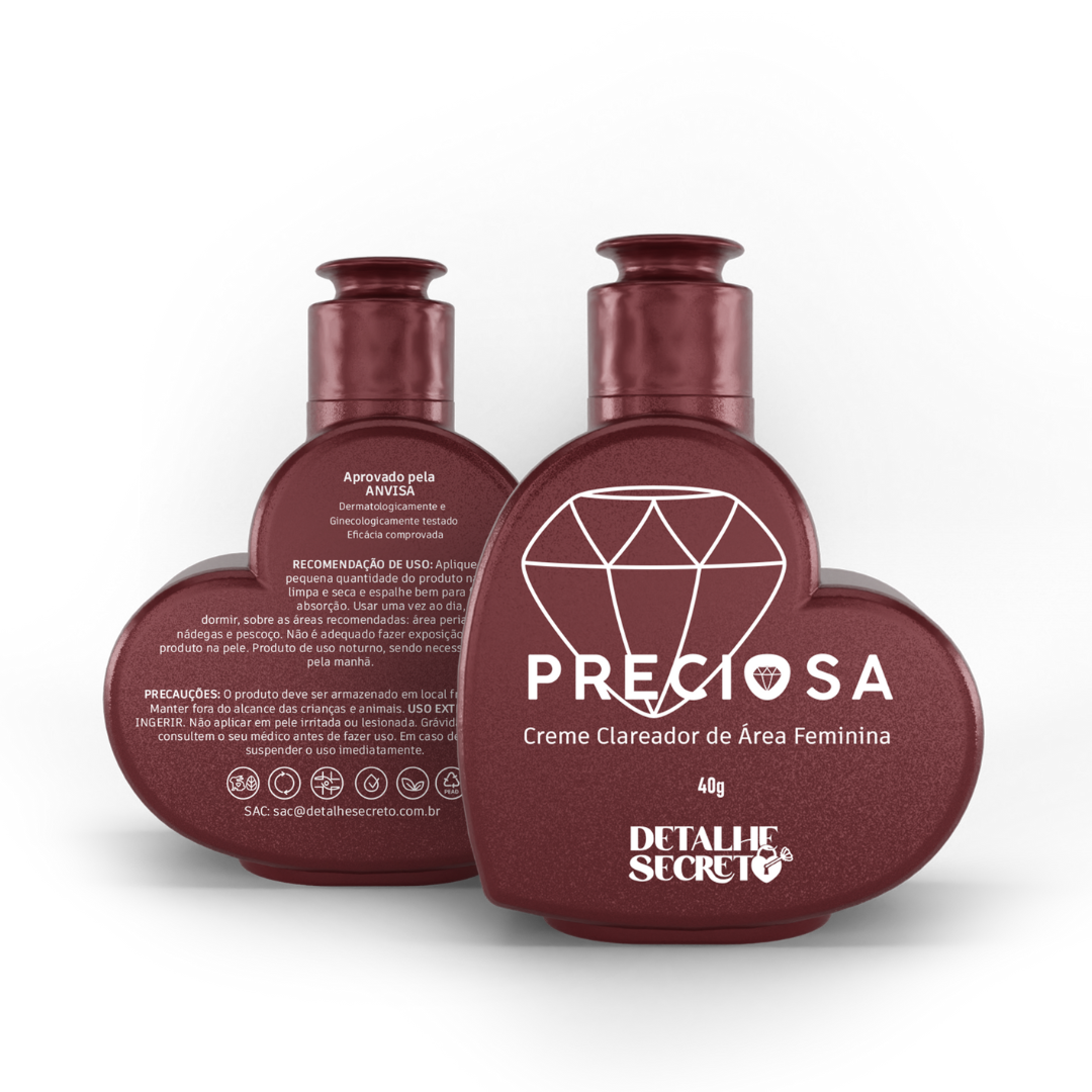 Preciosa - Clareador de Virilha - QUEIMA 50%