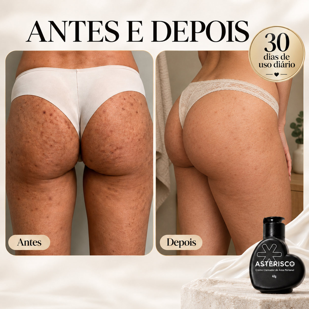 ASTERISCO - Clareador Perianal